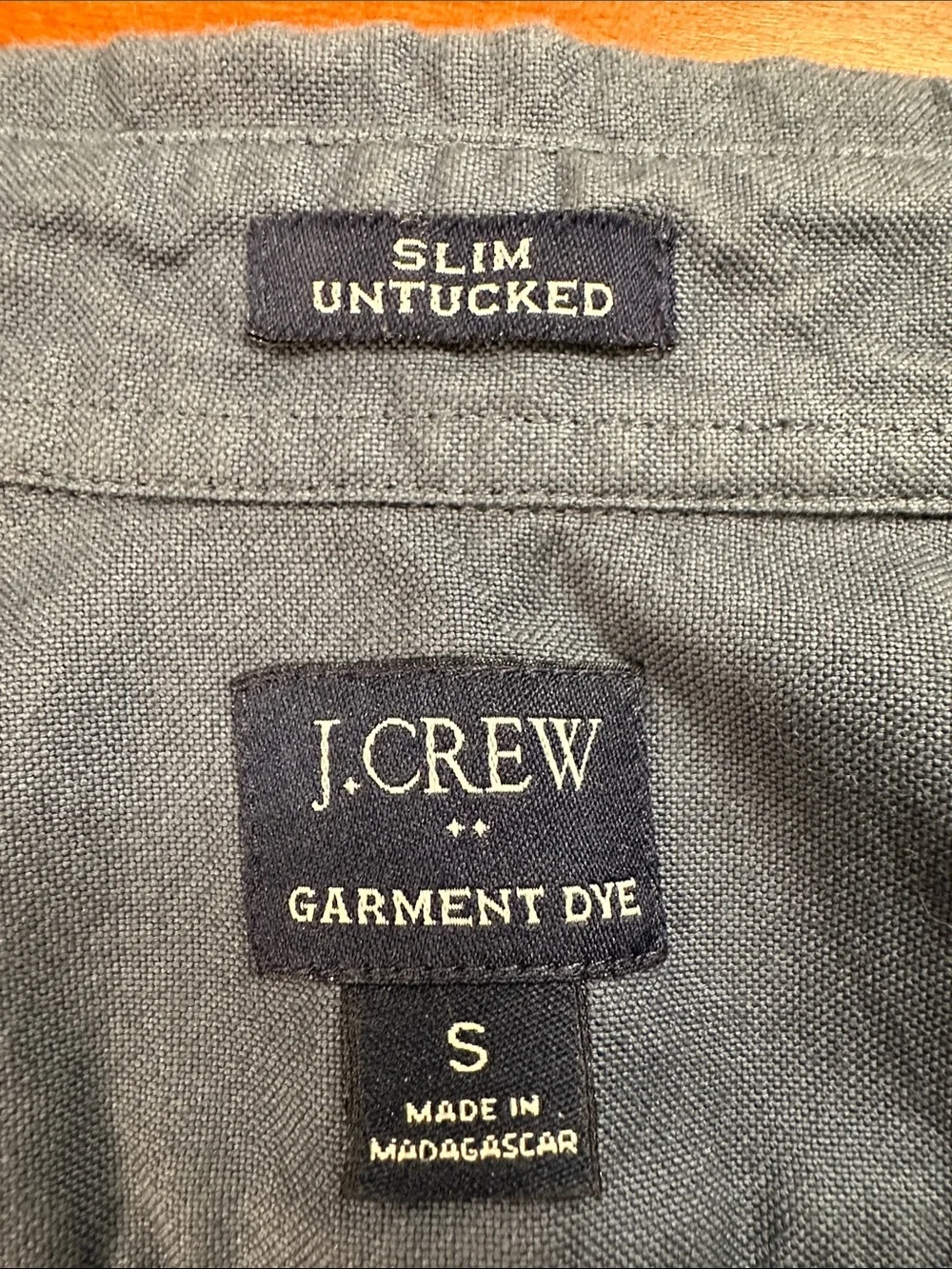 J. Crew Men's Button-Down Shirt in Dark Turquoise